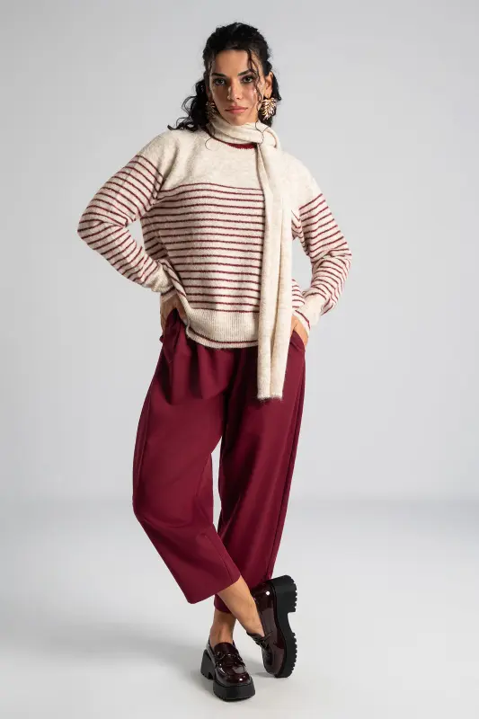 Παντελόνι Slouchy Πιέτες