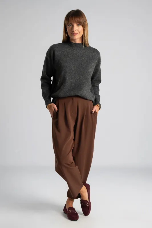 Παντελόνι Slouchy Πιέτες