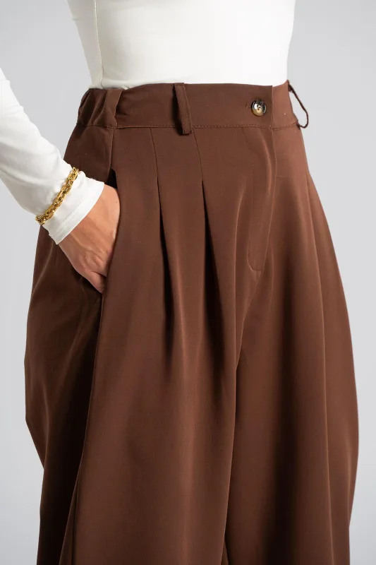 Παντελόνι Slouchy Πιέτες