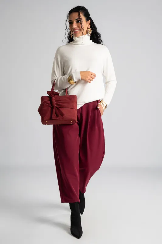Παντελόνι Slouchy Πιέτες