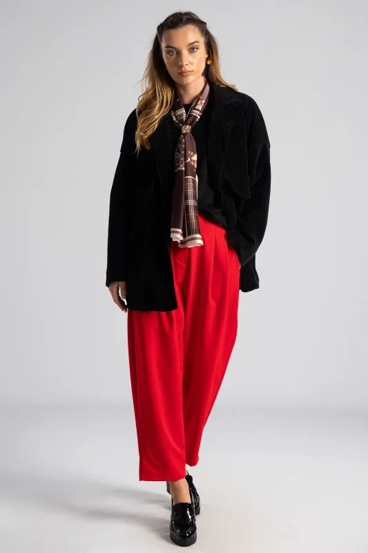 Pants Slouchy Pleated 