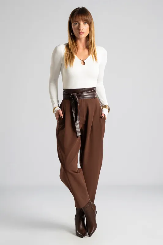 Παντελόνι Slouchy Πιέτες