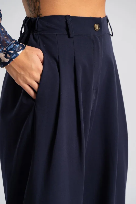 Παντελόνι Slouchy Πιέτες