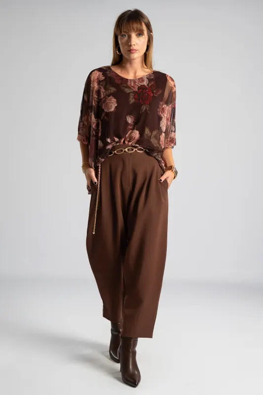 Παντελόνι Slouchy Πιέτες