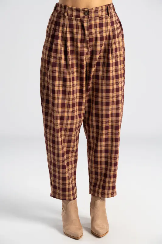 Παντελόνι Slouchy Πιέτες