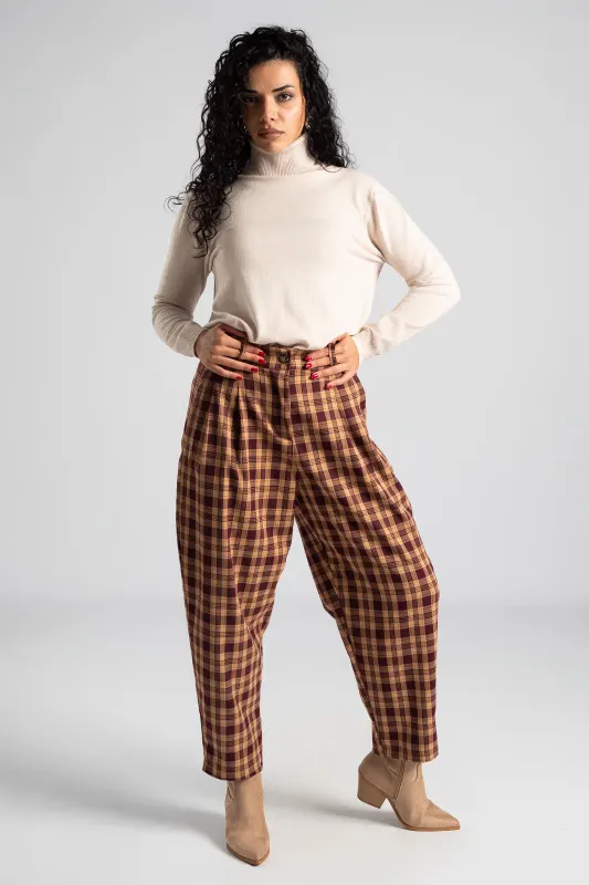 Παντελόνι Slouchy Πιέτες