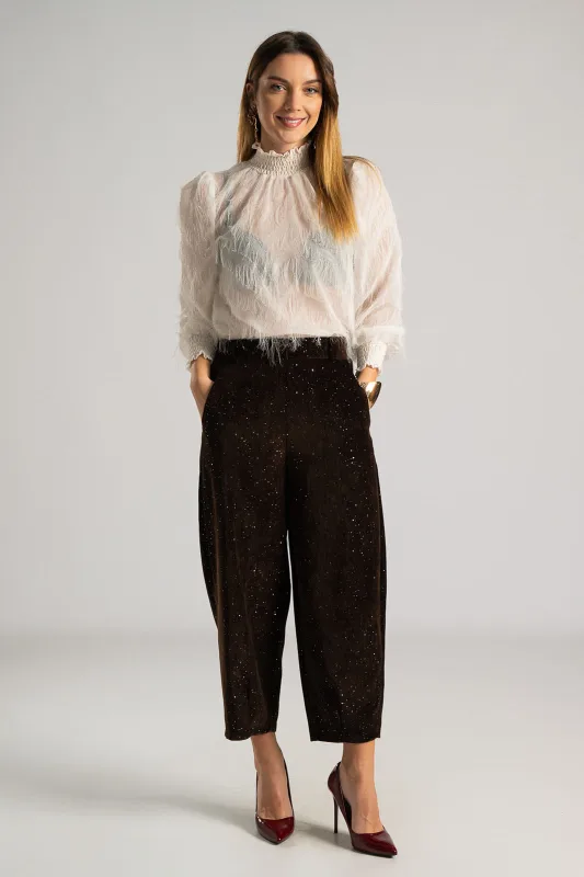 Pants Slouchy Shimmer 
