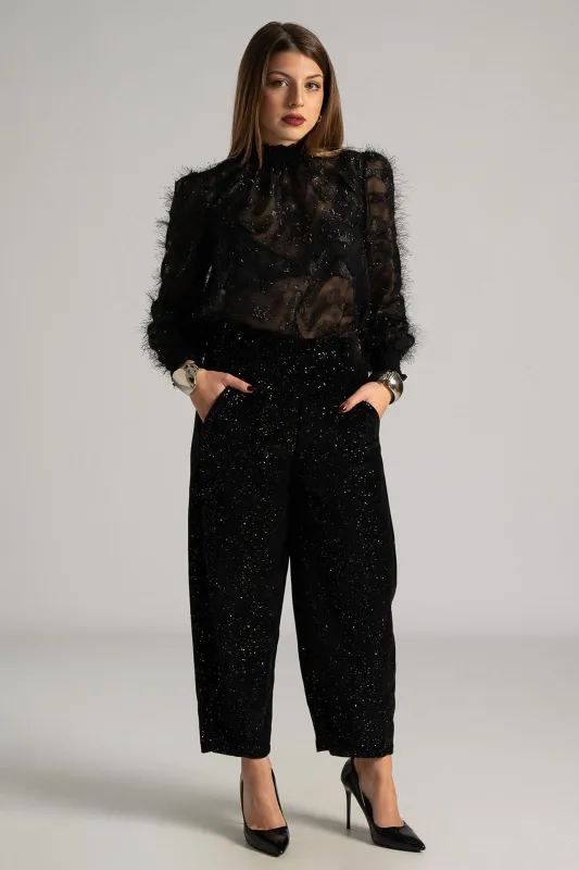 Pants Slouchy Shimmer 