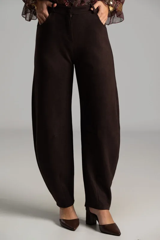Παντελόνι Slouchy Suede