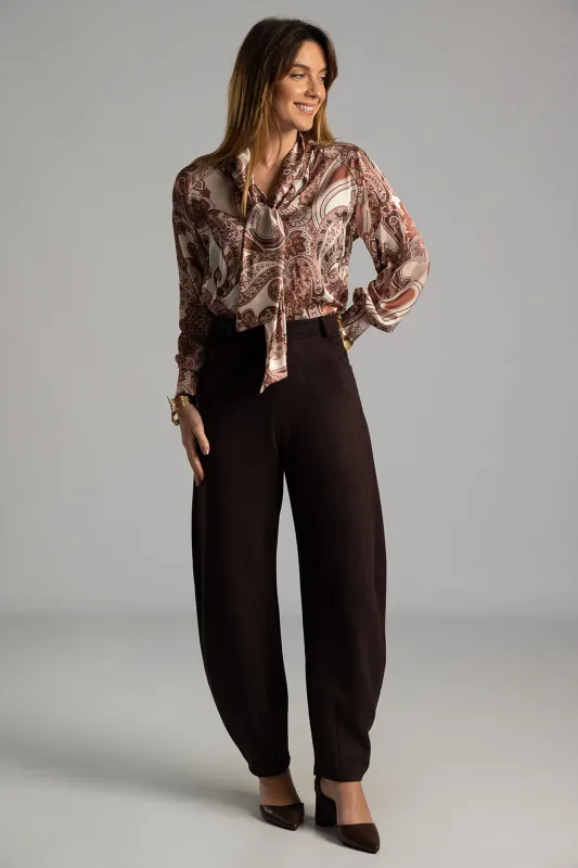 Παντελόνι Slouchy Suede