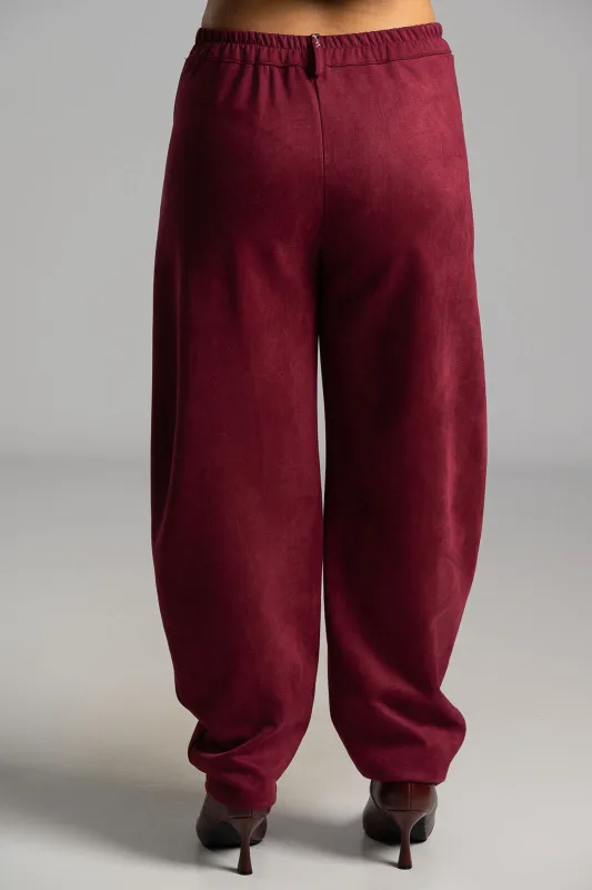 Παντελόνι Slouchy Suede