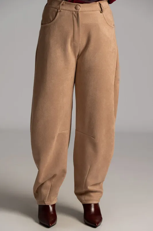 Παντελόνι Slouchy Suede