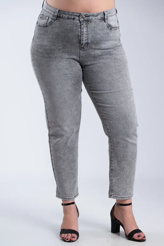 Παντελόνι Τζιν Δερματίνη Ζώνη