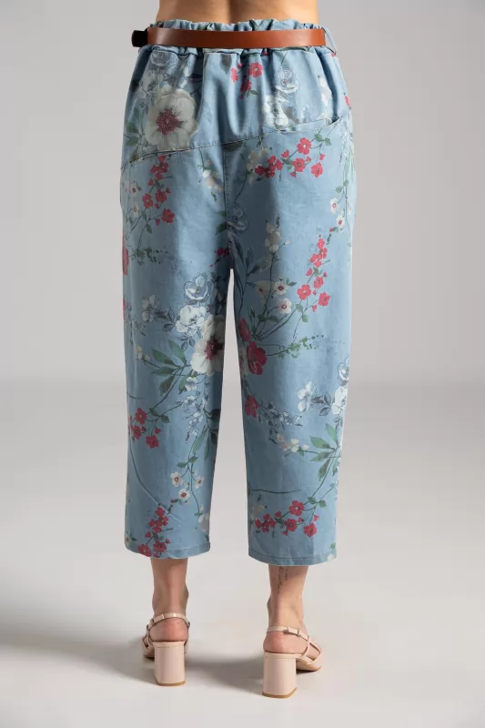 Pants Jeans Baggy Floral 