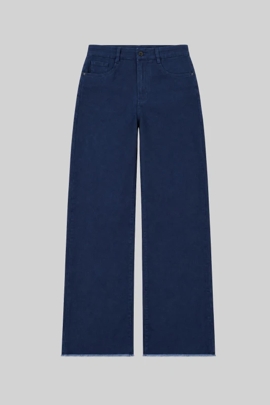Παντελόνι Τζιν Mom Fit Ξέφτια