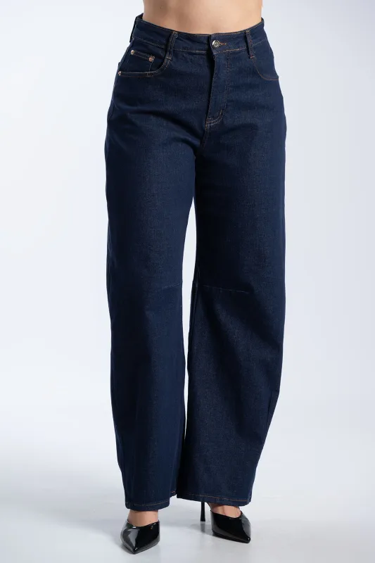 Παντελόνι Τζιν Ψηλόμεσο Εξωτερικές Ραφές