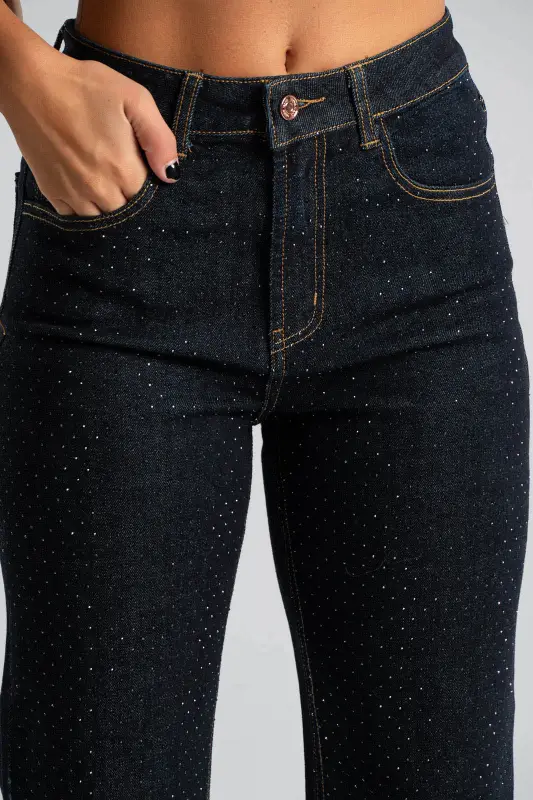 Jeans Trousers Strass