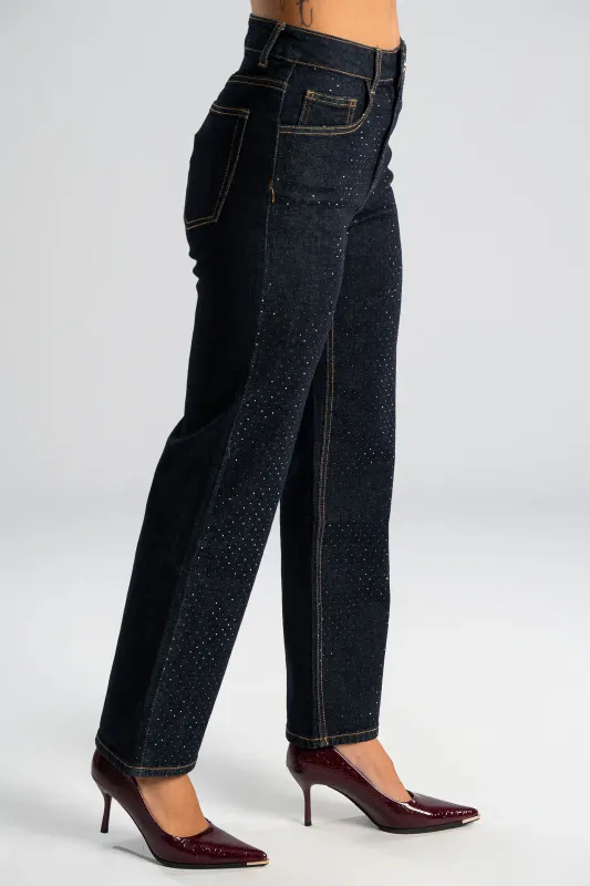 Jeans Trousers Strass
