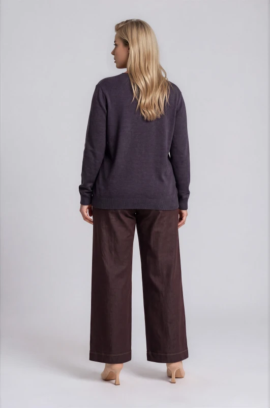 Pants Denim Wide-Leg 