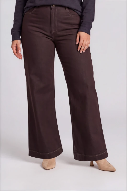 Pants Denim Wide-Leg 