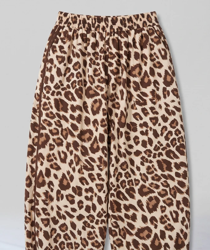 Pants Cotton With Elastic Hem