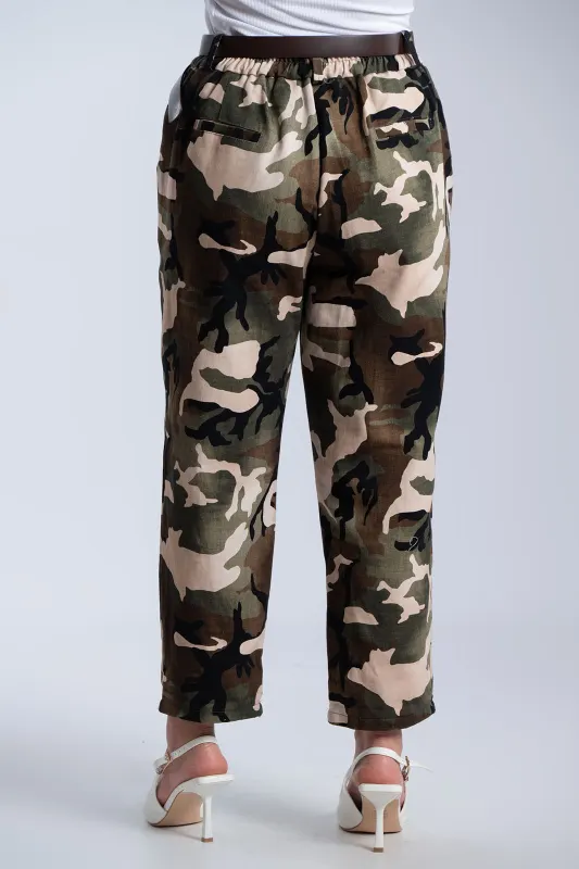 Παντελόνι Βαμβακερό Military Ζώνη