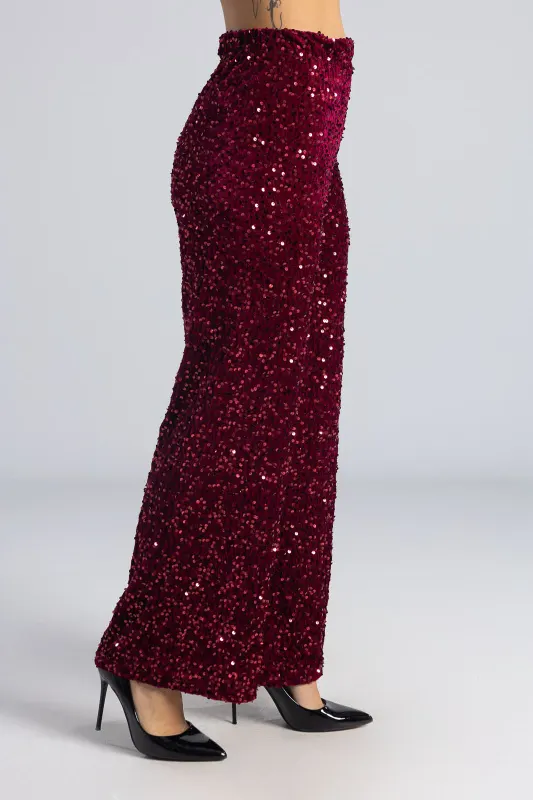 Παντελόνι Velvet Παγιέτα