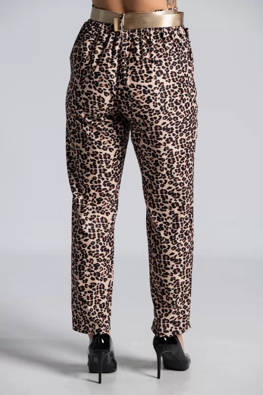 Pants Ruffles Animal Pattern