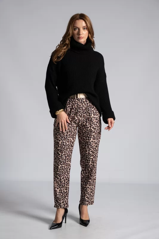 Pants Ruffles Animal Pattern