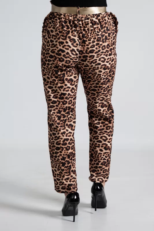Pants Ruffles Animal Pattern