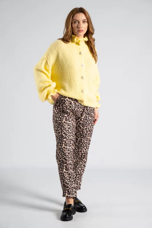 Pants Ruffles Animal Pattern