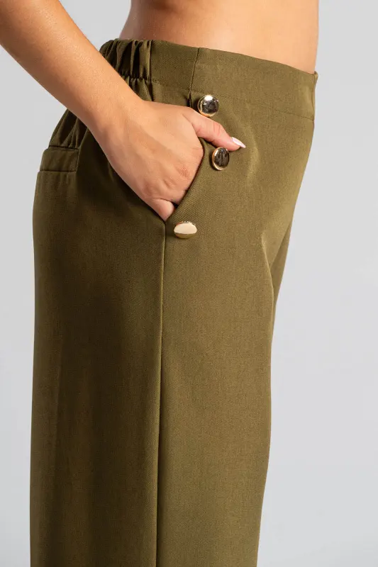 Pants Fabric Buttons