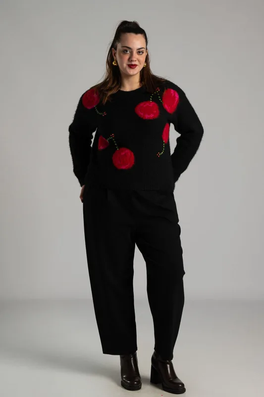 Παντελόνι Υφασμάτινο Πιέτες Καρφίτσα