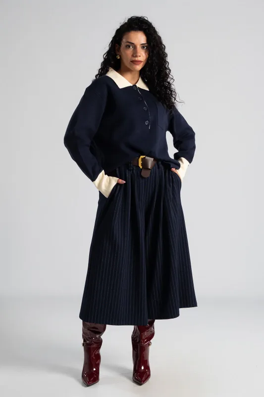 Pants Zupe-Kilot Striped Belt 