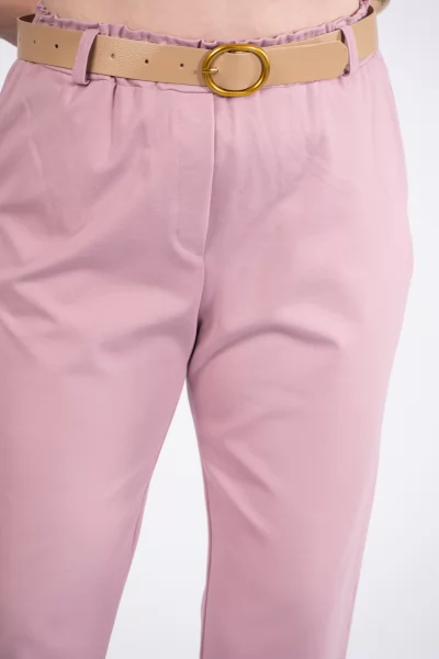 Παντελόνι Ζώνη Dusty Pink