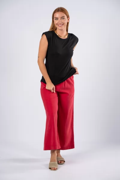 Pants Belt Wine Red