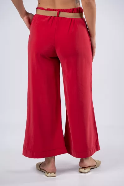 Pants Belt Wine Red