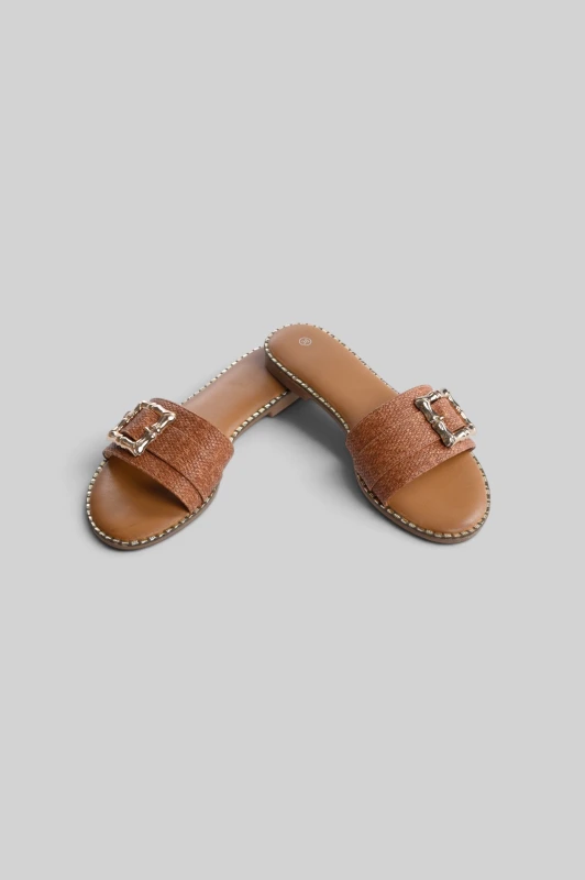 Elegant Slippers Gold Details 