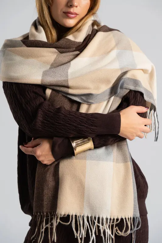 Πασμίνα Καρό Κρόσια