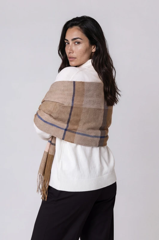 Pashmina Checkered Madras 