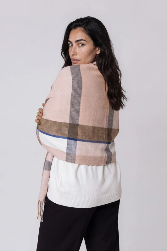 Pashmina Checkered Madras 