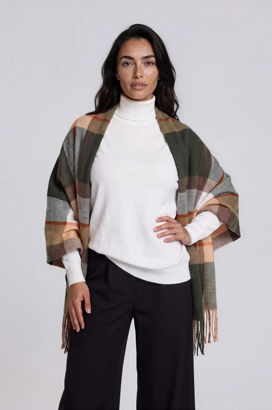 Pashmina Checkered Madras 