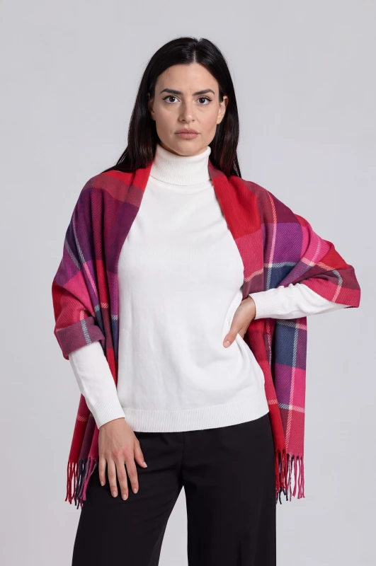 Pashmina Checkered Madras 