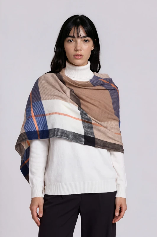 Pashmina Checkered Madras 