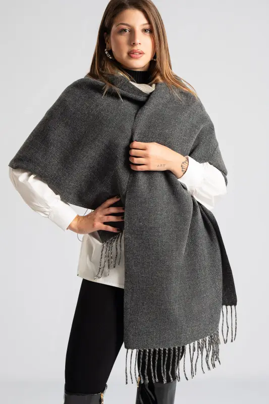 Pashmina Fringe Double-Sided
