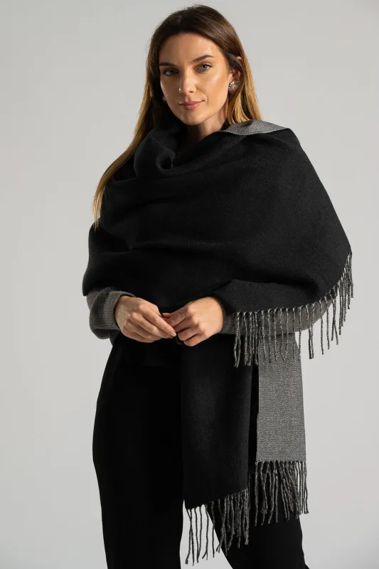 Pashmina Fringe Double-Sided