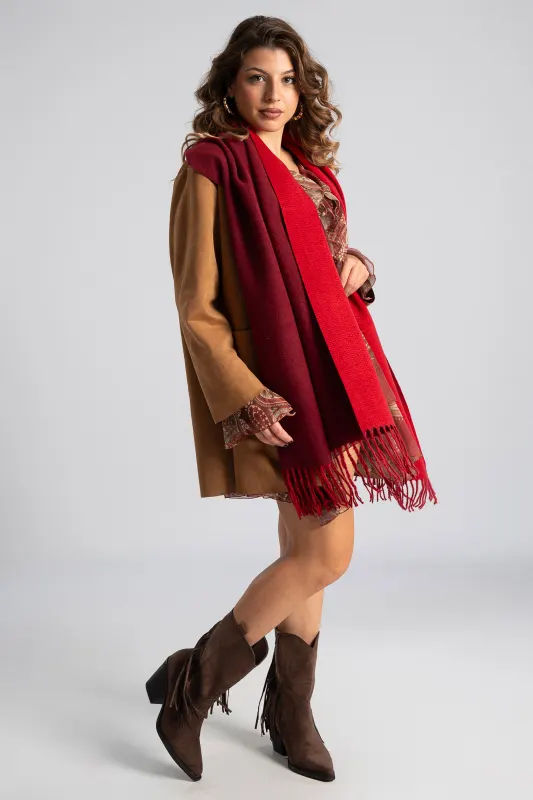 Pashmina Fringe Double-Sided