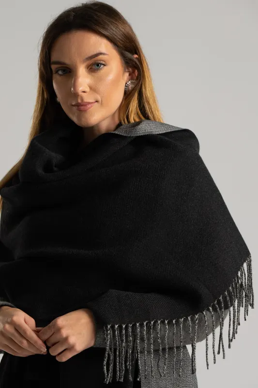 Pashmina Fringe Double-Sided