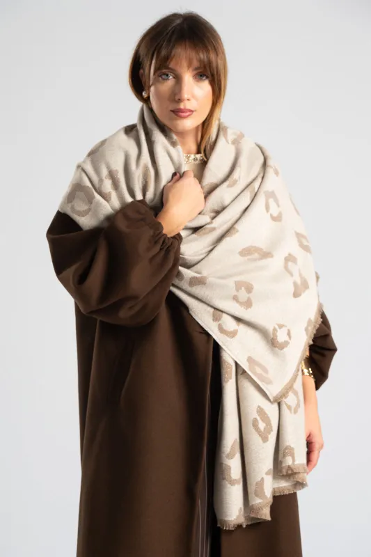 Πασμίνα Leopard Lurex