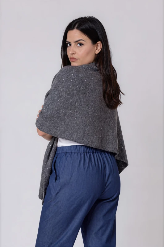 Pashmine With Subtle Sequins